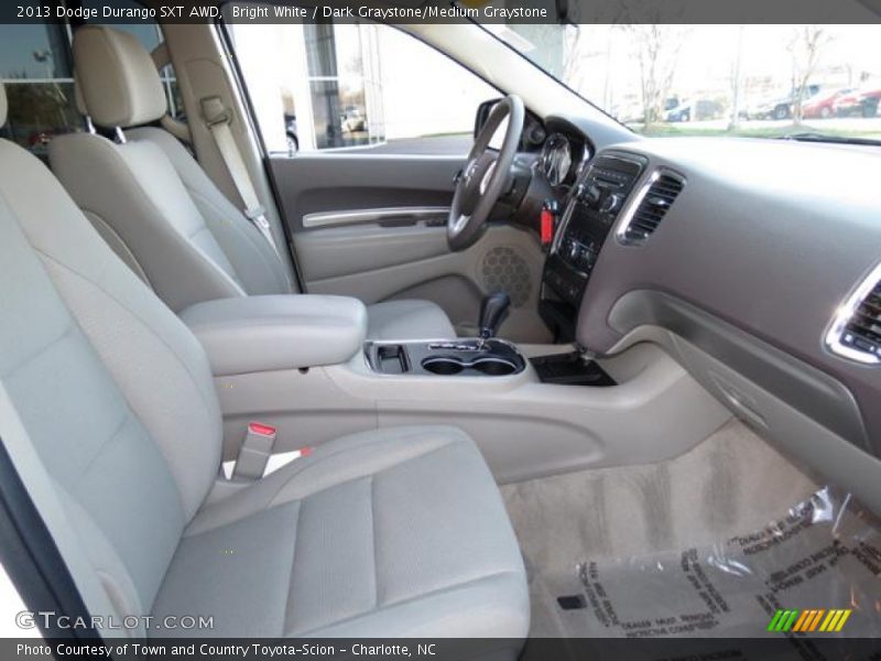 Bright White / Dark Graystone/Medium Graystone 2013 Dodge Durango SXT AWD