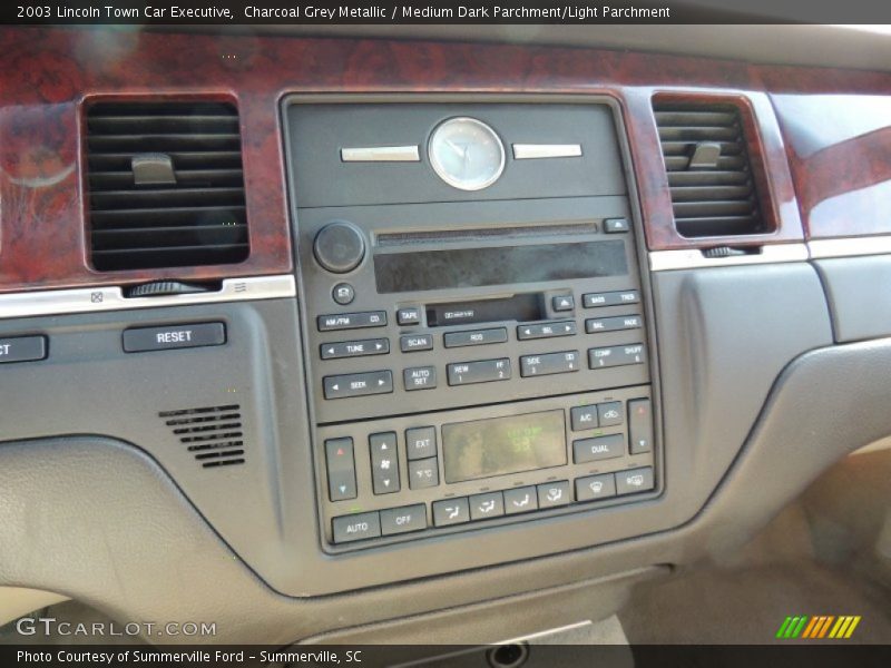 Charcoal Grey Metallic / Medium Dark Parchment/Light Parchment 2003 Lincoln Town Car Executive