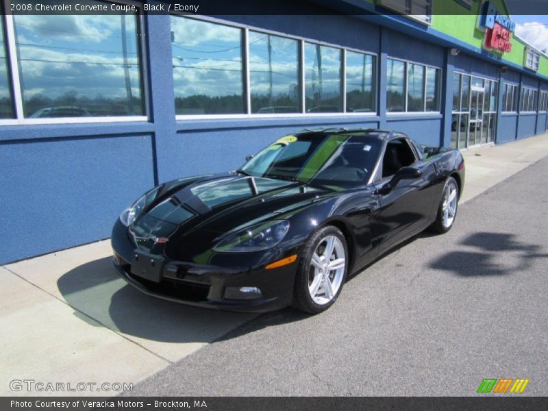 Black / Ebony 2008 Chevrolet Corvette Coupe