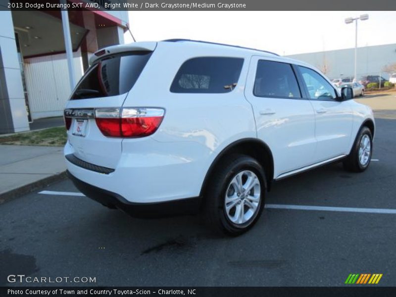 Bright White / Dark Graystone/Medium Graystone 2013 Dodge Durango SXT AWD