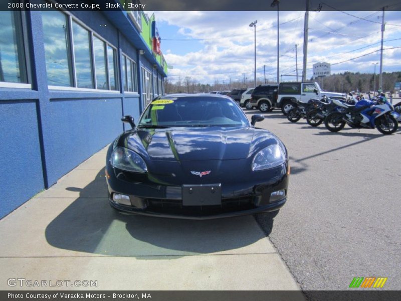 Black / Ebony 2008 Chevrolet Corvette Coupe