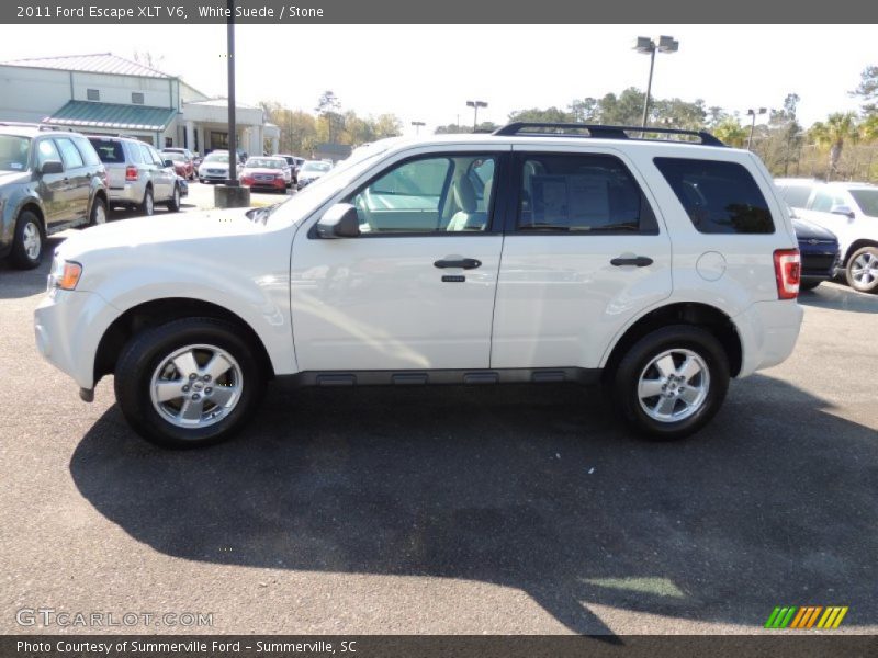 White Suede / Stone 2011 Ford Escape XLT V6