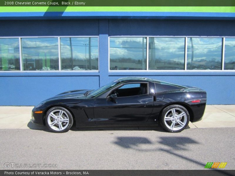 Black / Ebony 2008 Chevrolet Corvette Coupe