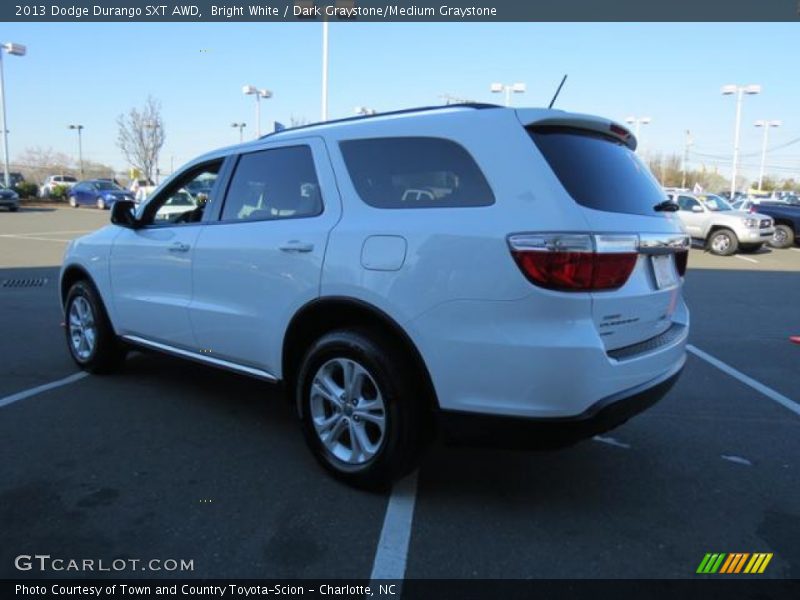 Bright White / Dark Graystone/Medium Graystone 2013 Dodge Durango SXT AWD