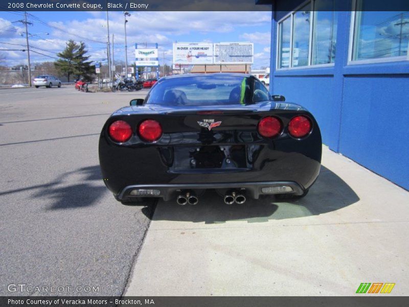Black / Ebony 2008 Chevrolet Corvette Coupe