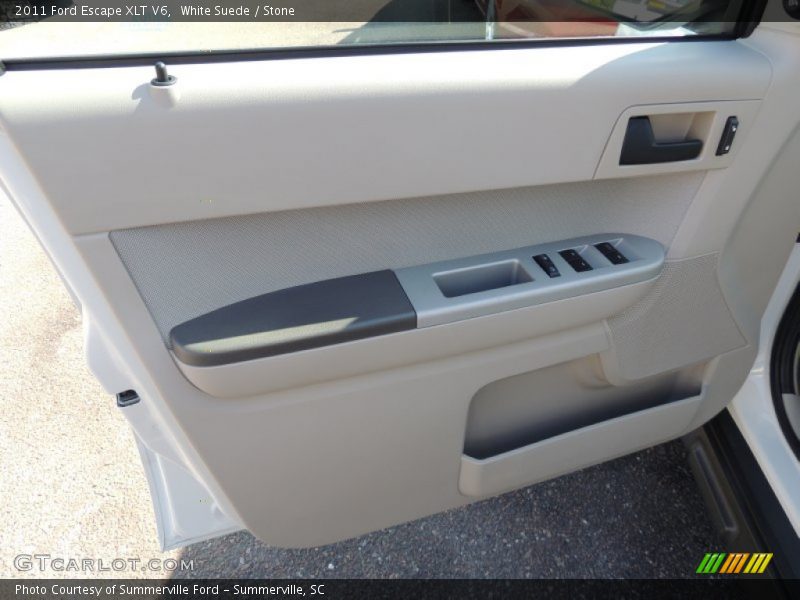 White Suede / Stone 2011 Ford Escape XLT V6