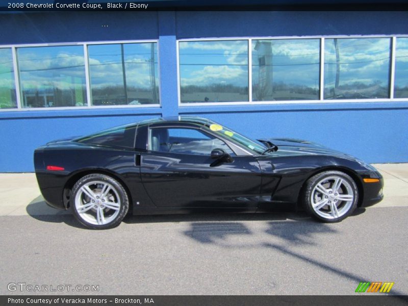 Black / Ebony 2008 Chevrolet Corvette Coupe