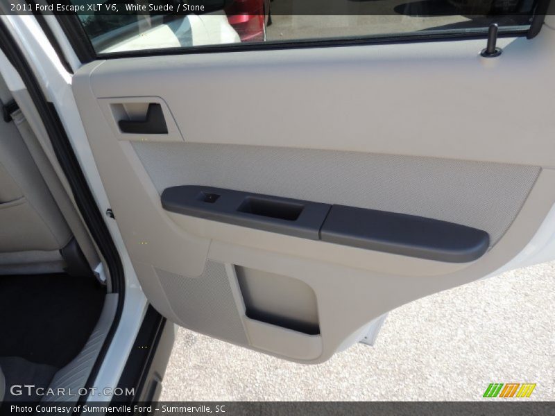 White Suede / Stone 2011 Ford Escape XLT V6