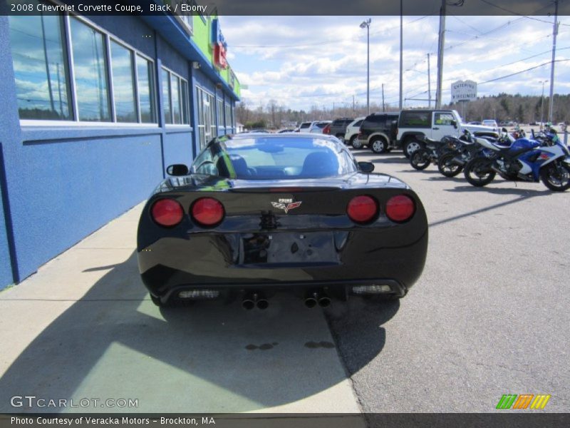 Black / Ebony 2008 Chevrolet Corvette Coupe