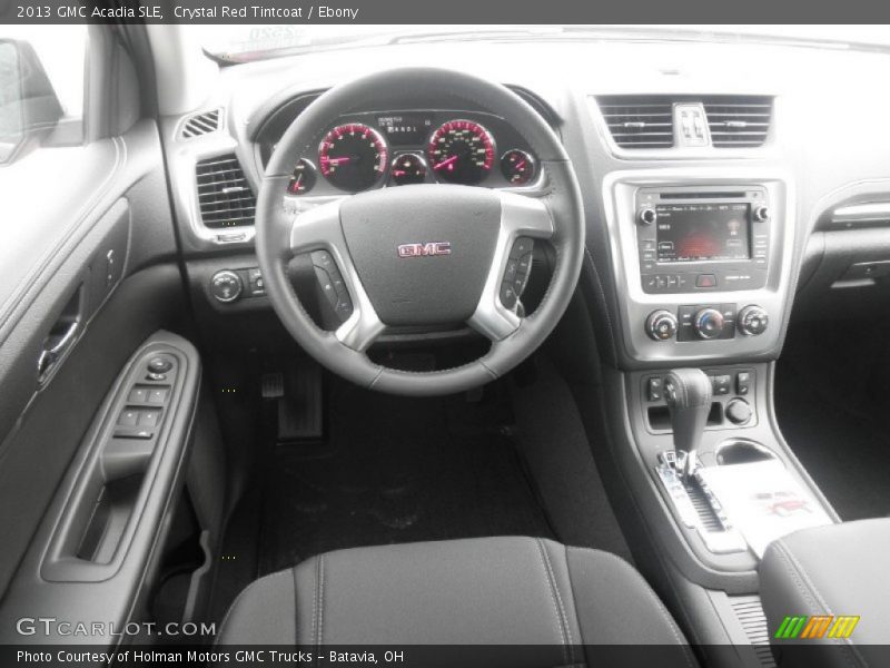 Crystal Red Tintcoat / Ebony 2013 GMC Acadia SLE