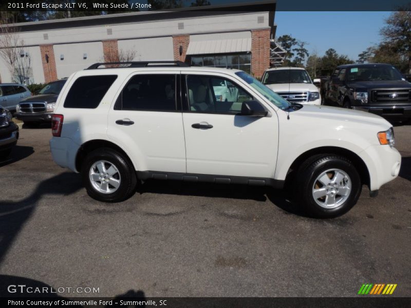 White Suede / Stone 2011 Ford Escape XLT V6