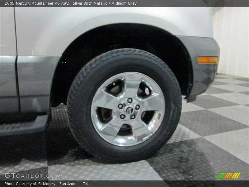 Silver Birch Metallic / Midnight Grey 2005 Mercury Mountaineer V6 AWD