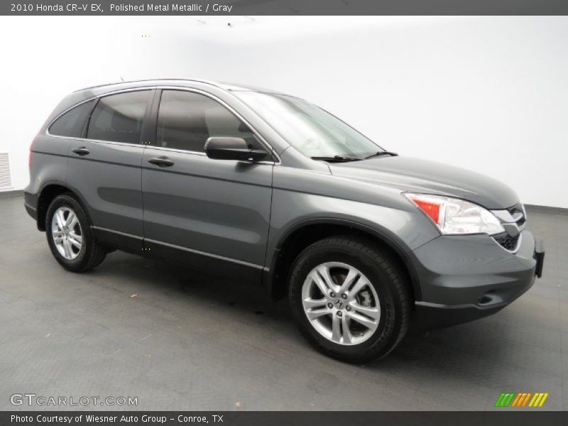 Polished Metal Metallic / Gray 2010 Honda CR-V EX