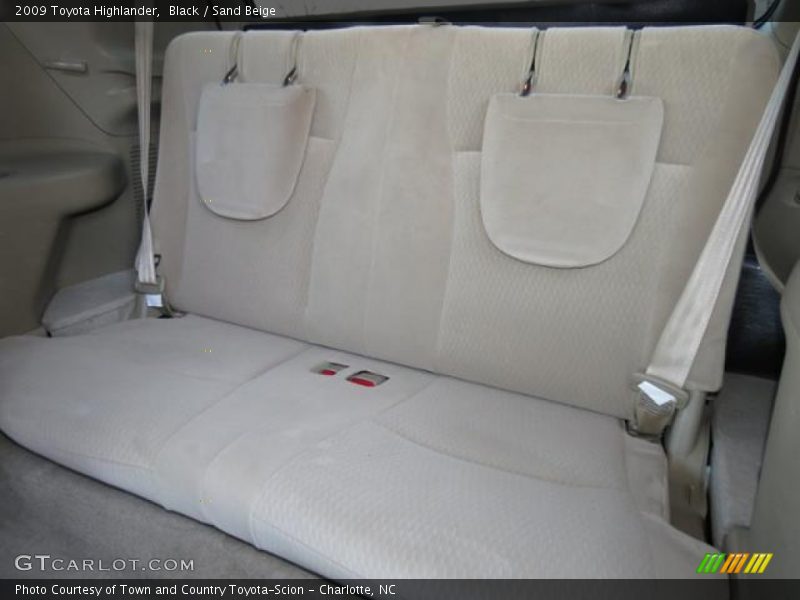 Black / Sand Beige 2009 Toyota Highlander
