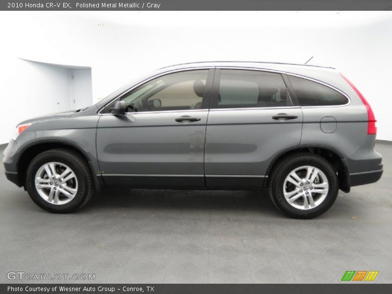 Polished Metal Metallic / Gray 2010 Honda CR-V EX