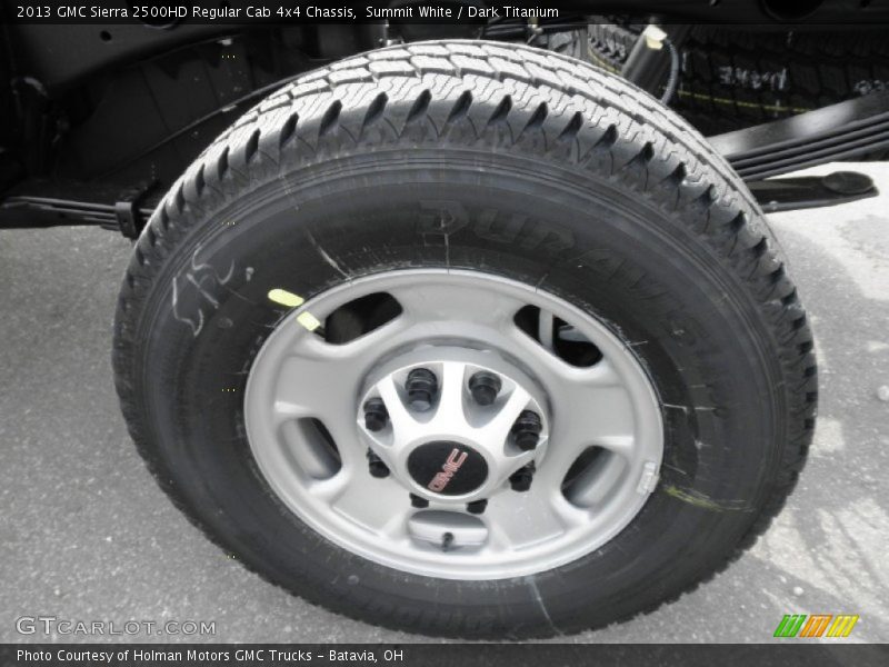 Summit White / Dark Titanium 2013 GMC Sierra 2500HD Regular Cab 4x4 Chassis