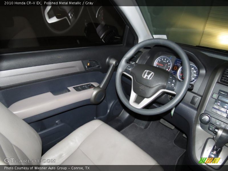 Polished Metal Metallic / Gray 2010 Honda CR-V EX