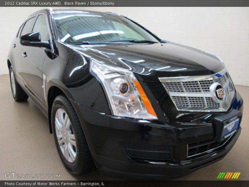 Black Raven / Ebony/Ebony 2012 Cadillac SRX Luxury AWD