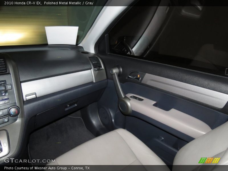 Polished Metal Metallic / Gray 2010 Honda CR-V EX