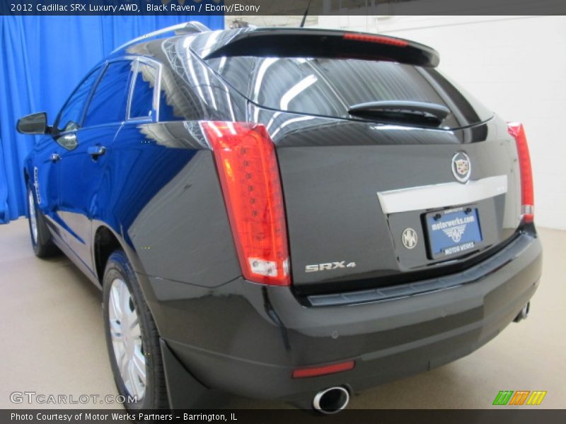 Black Raven / Ebony/Ebony 2012 Cadillac SRX Luxury AWD