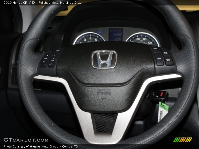 Polished Metal Metallic / Gray 2010 Honda CR-V EX