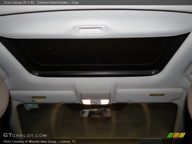 Polished Metal Metallic / Gray 2010 Honda CR-V EX