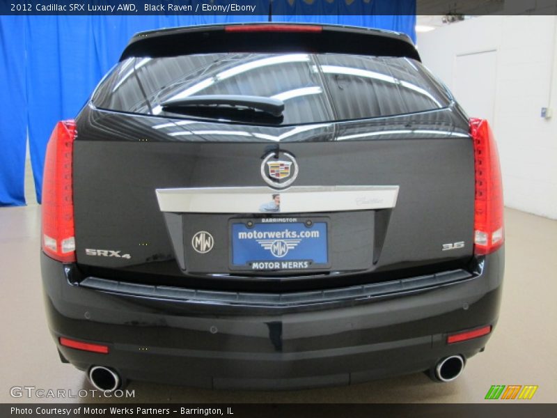 Black Raven / Ebony/Ebony 2012 Cadillac SRX Luxury AWD
