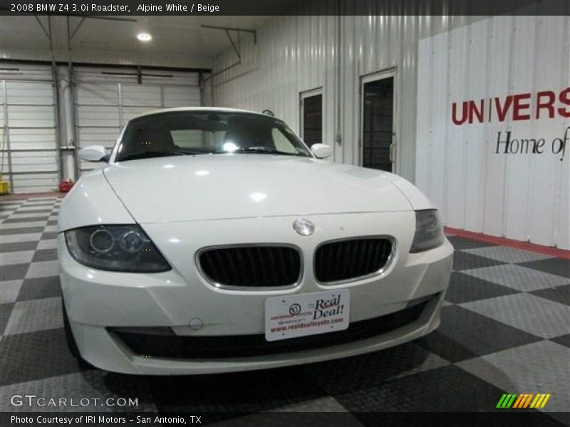 Alpine White / Beige 2008 BMW Z4 3.0i Roadster