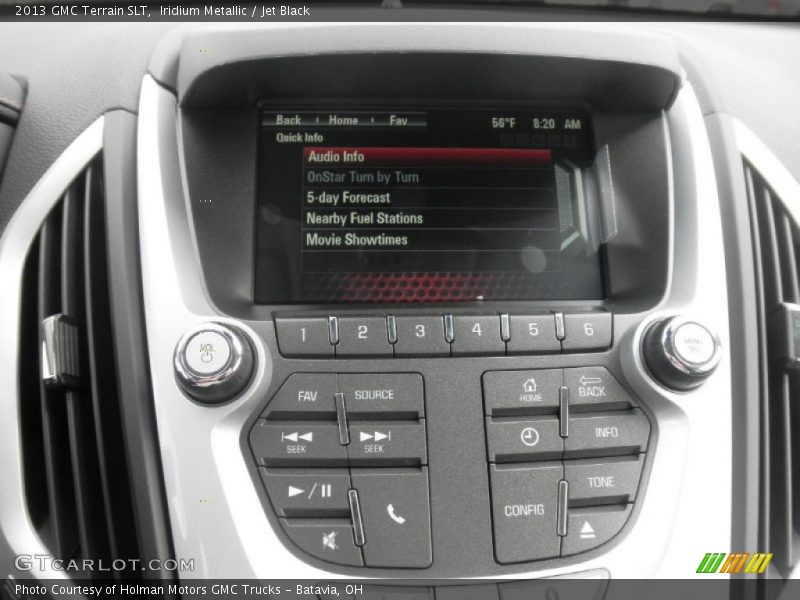 Iridium Metallic / Jet Black 2013 GMC Terrain SLT