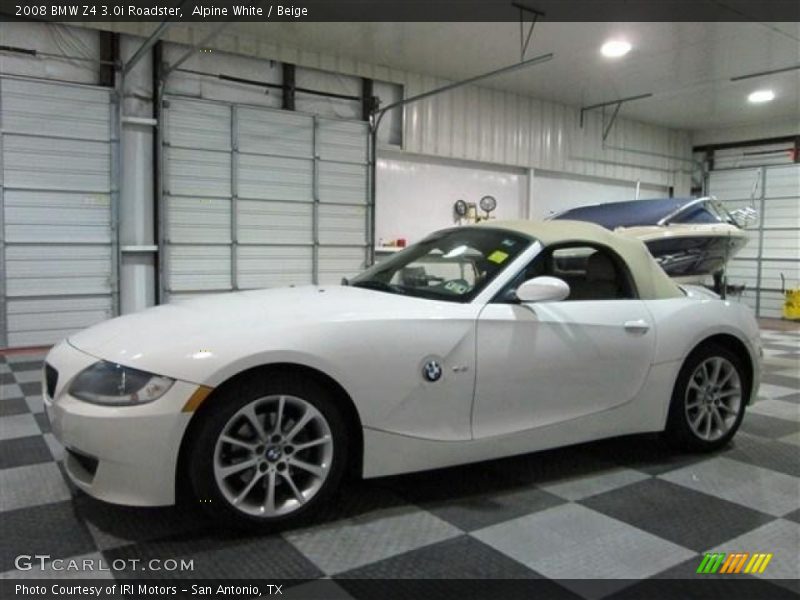 Alpine White / Beige 2008 BMW Z4 3.0i Roadster