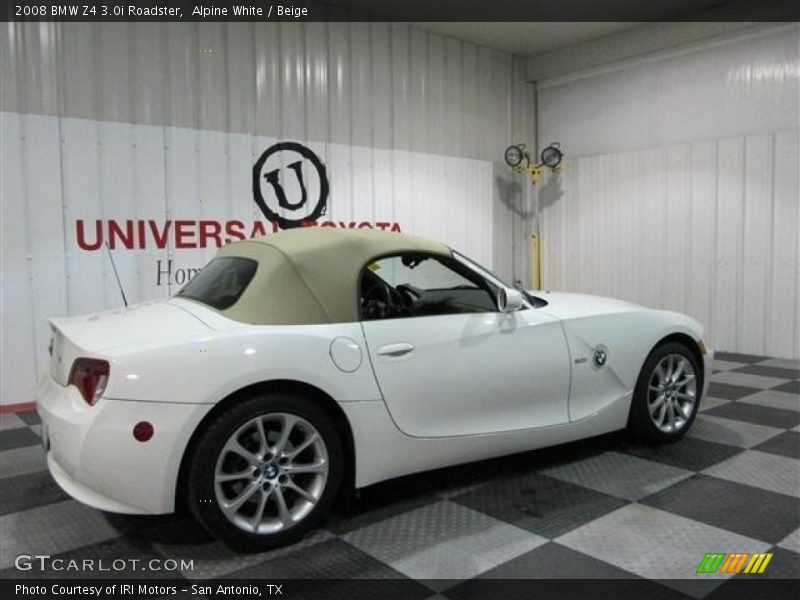 Alpine White / Beige 2008 BMW Z4 3.0i Roadster