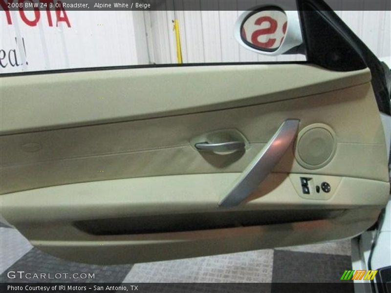 Alpine White / Beige 2008 BMW Z4 3.0i Roadster