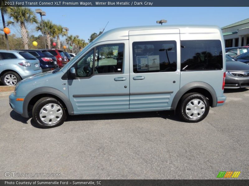  2013 Transit Connect XLT Premium Wagon Winter Blue Metallic