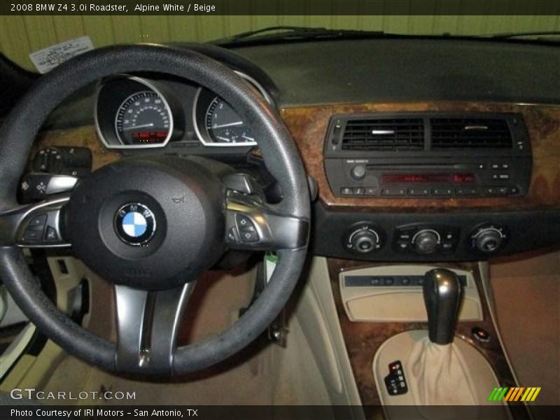 Alpine White / Beige 2008 BMW Z4 3.0i Roadster