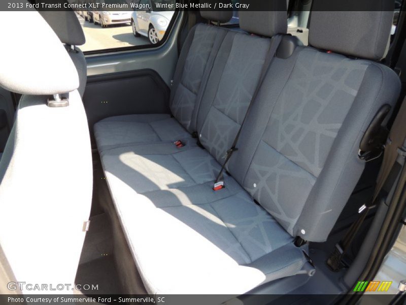 Rear Seat of 2013 Transit Connect XLT Premium Wagon