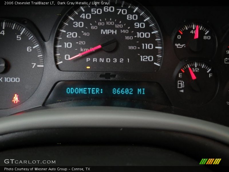 Dark Gray Metallic / Light Gray 2006 Chevrolet TrailBlazer LT