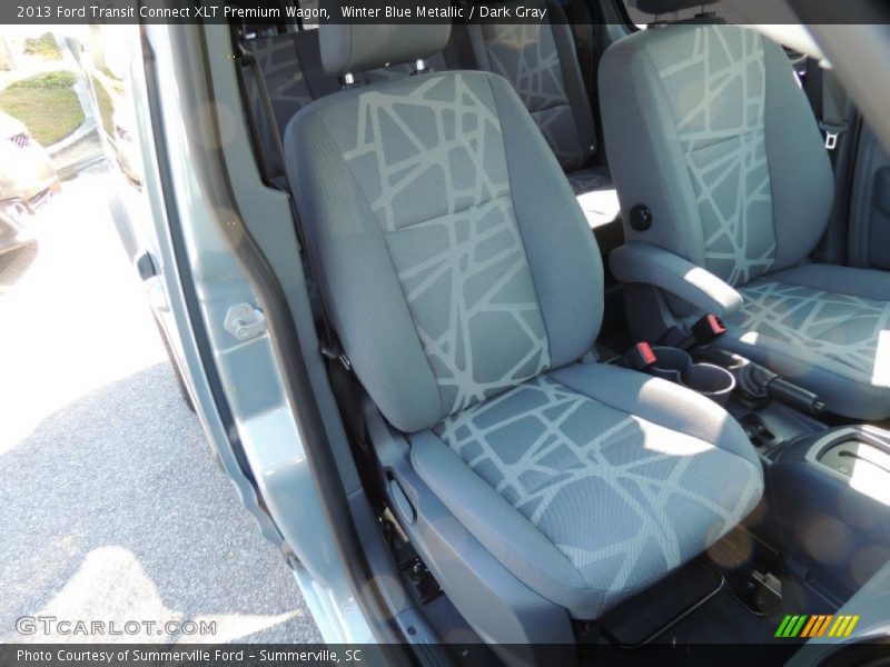 Winter Blue Metallic / Dark Gray 2013 Ford Transit Connect XLT Premium Wagon