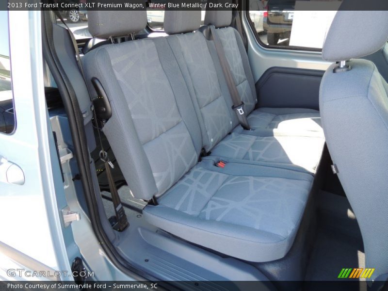Winter Blue Metallic / Dark Gray 2013 Ford Transit Connect XLT Premium Wagon