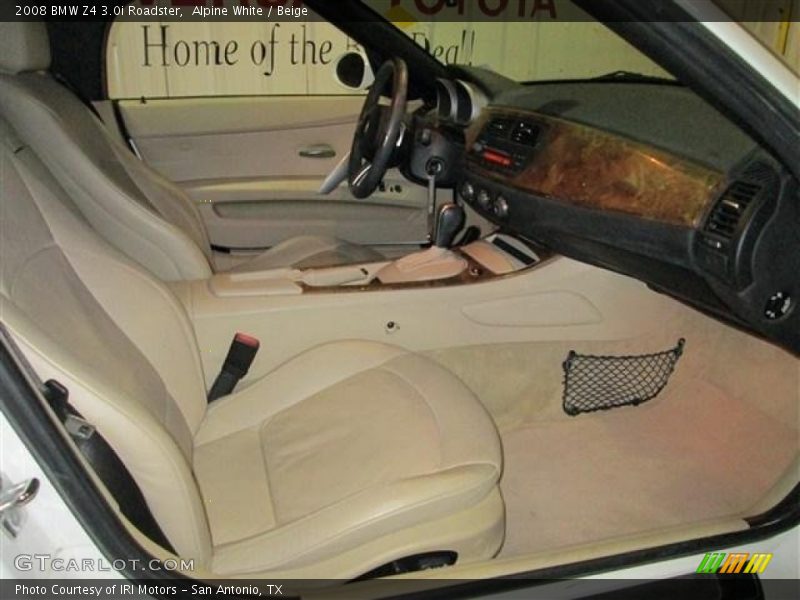 Alpine White / Beige 2008 BMW Z4 3.0i Roadster