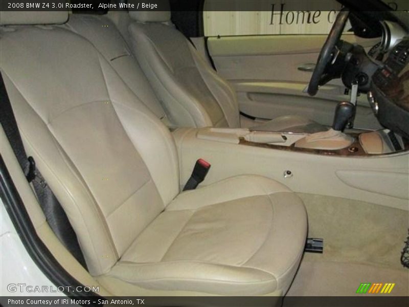 Alpine White / Beige 2008 BMW Z4 3.0i Roadster