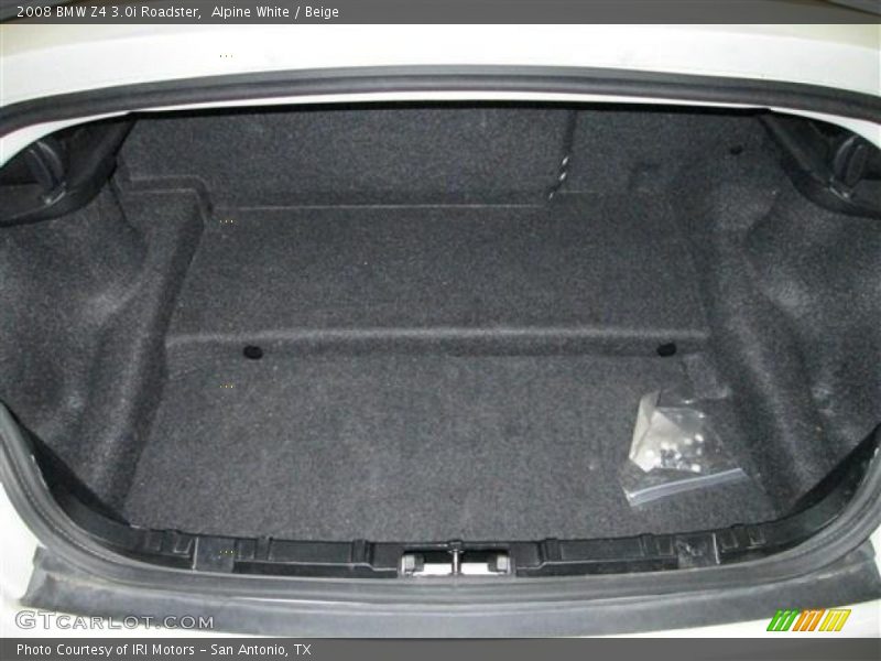 Alpine White / Beige 2008 BMW Z4 3.0i Roadster