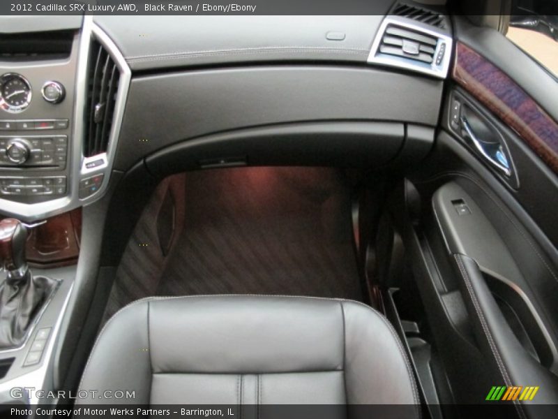 Black Raven / Ebony/Ebony 2012 Cadillac SRX Luxury AWD