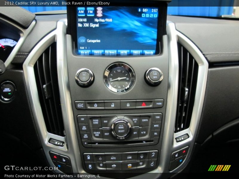Black Raven / Ebony/Ebony 2012 Cadillac SRX Luxury AWD