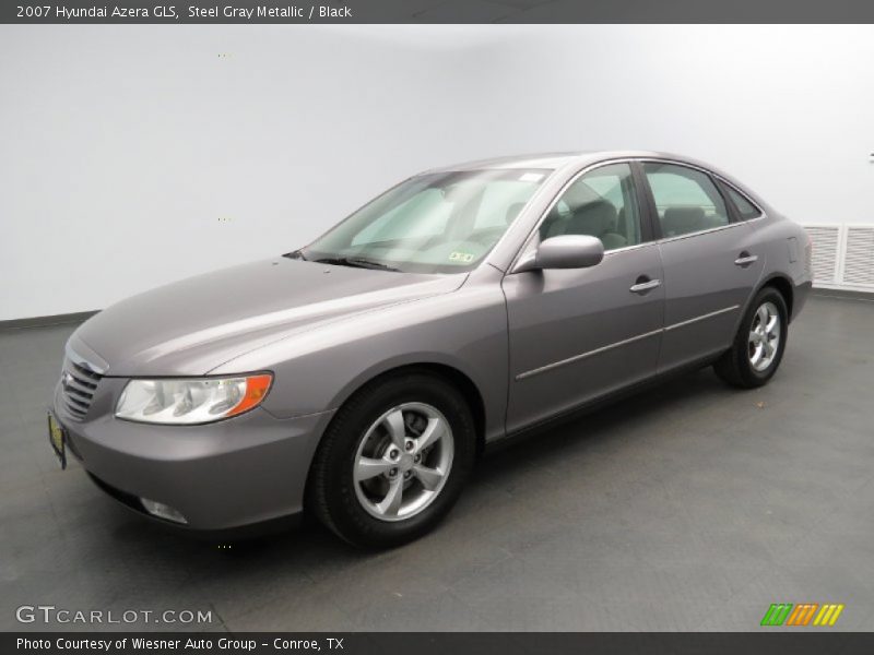 Steel Gray Metallic / Black 2007 Hyundai Azera GLS