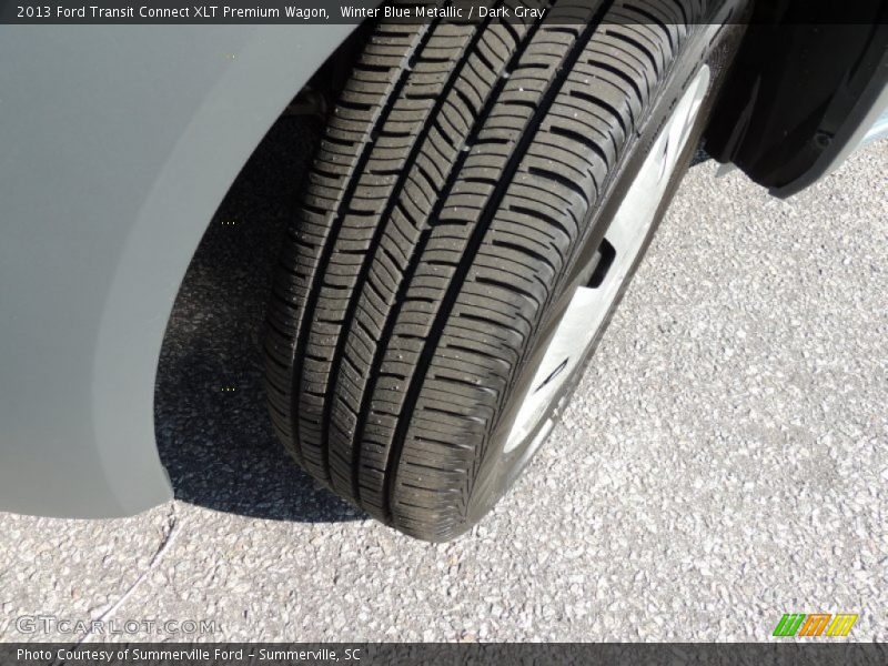 Winter Blue Metallic / Dark Gray 2013 Ford Transit Connect XLT Premium Wagon