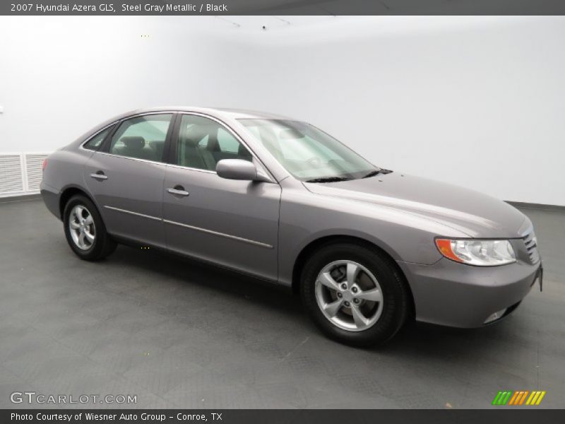 Steel Gray Metallic / Black 2007 Hyundai Azera GLS