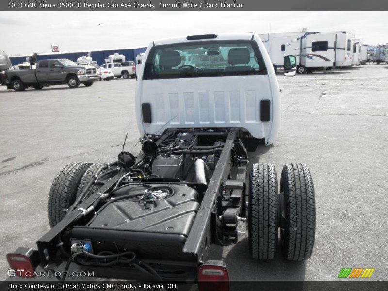 Summit White / Dark Titanium 2013 GMC Sierra 3500HD Regular Cab 4x4 Chassis
