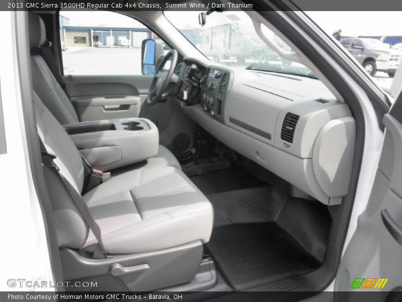Summit White / Dark Titanium 2013 GMC Sierra 3500HD Regular Cab 4x4 Chassis