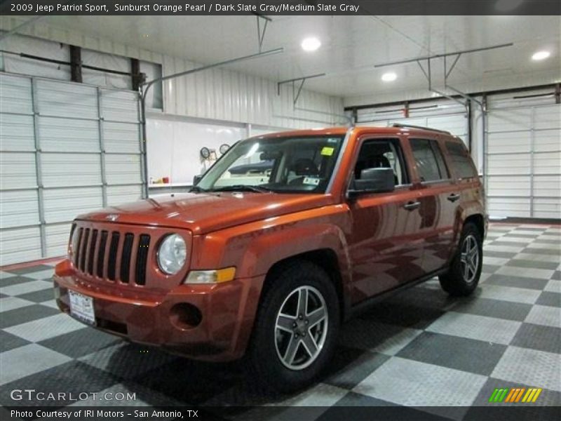 Sunburst Orange Pearl / Dark Slate Gray/Medium Slate Gray 2009 Jeep Patriot Sport