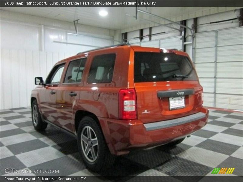 Sunburst Orange Pearl / Dark Slate Gray/Medium Slate Gray 2009 Jeep Patriot Sport